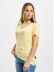 Yakuza T-Shirt 893Love Emb V Neck yellow