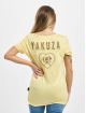 Yakuza T-skjorter 893Love Emb V Neck gul